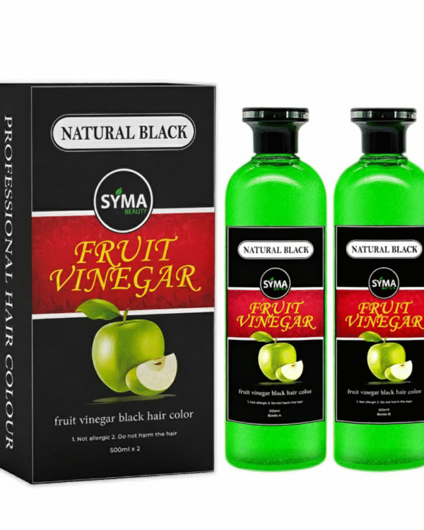 Fruit Vinegar Hair Gel Natural Black Hair Colour,Long Lasting ,Ammonia Free,Silkier Black Hair Dye For Men&Women For Black Hair Dye